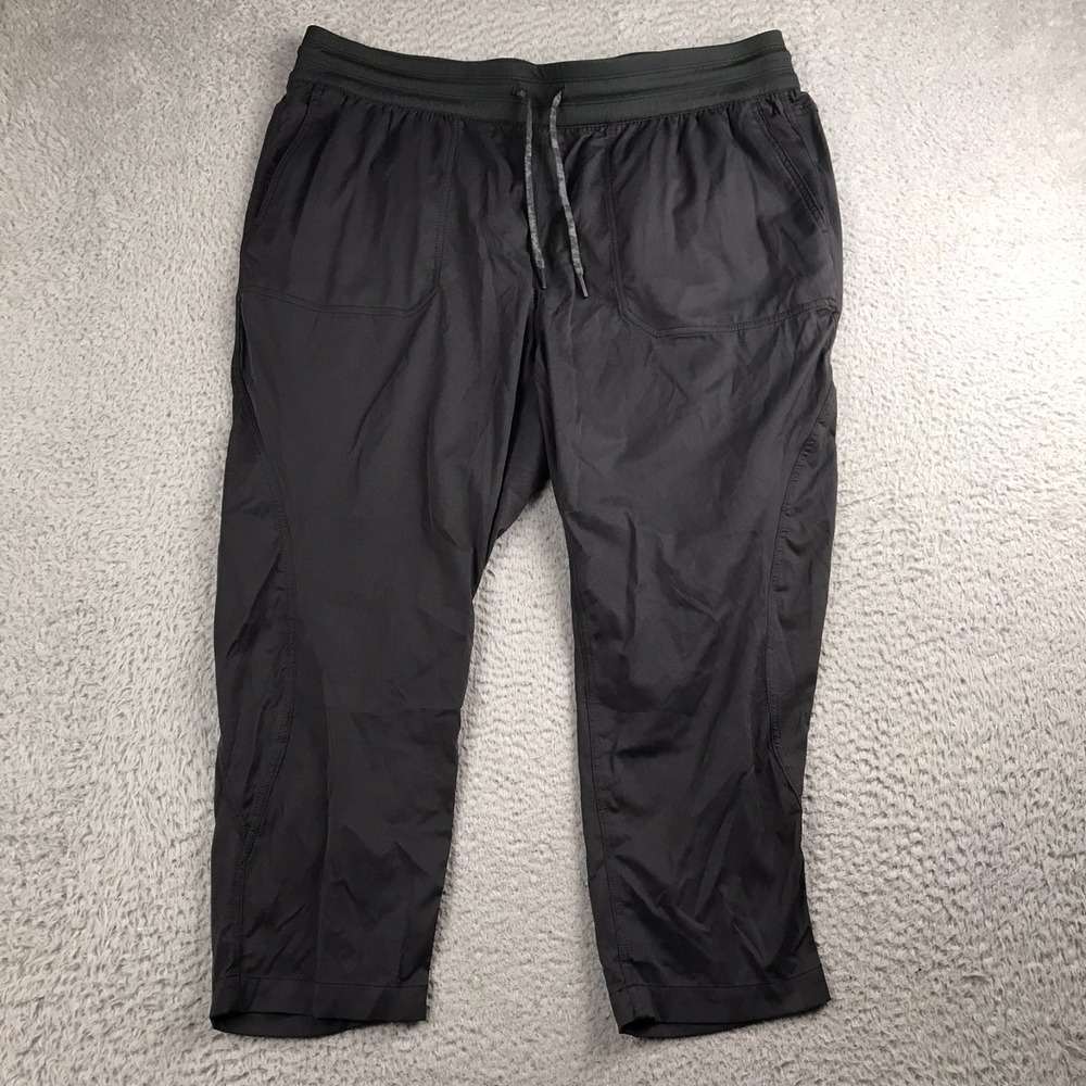 The North Face Aphrodite‎ Capri Pants Womens 2X (40x23) Gray Drawstring Hiking